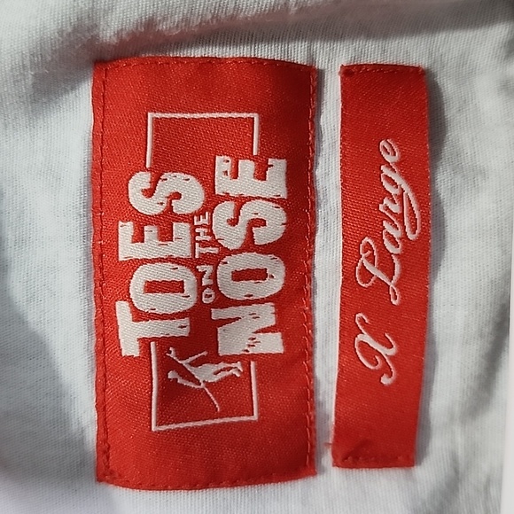 Toes On The Nose gray hulla girl button down shirt mens size X Large - Picture 3 of 5